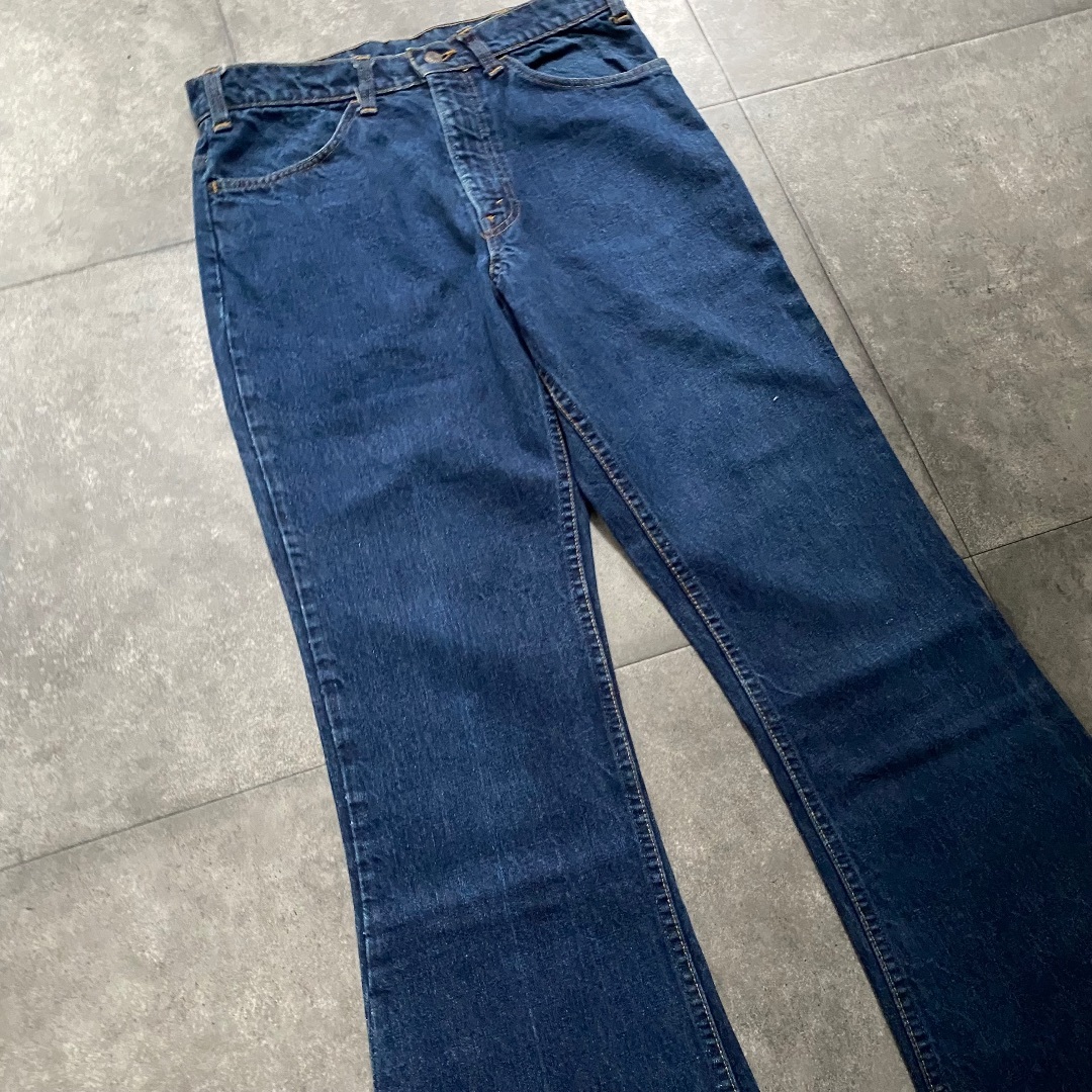 Levi's(リーバイス)の70s リーバイス646 フレアパンツ/ベルボトム USA製 32w相当 濃紺 メンズのパンツ(デニム/ジーンズ)の商品写真