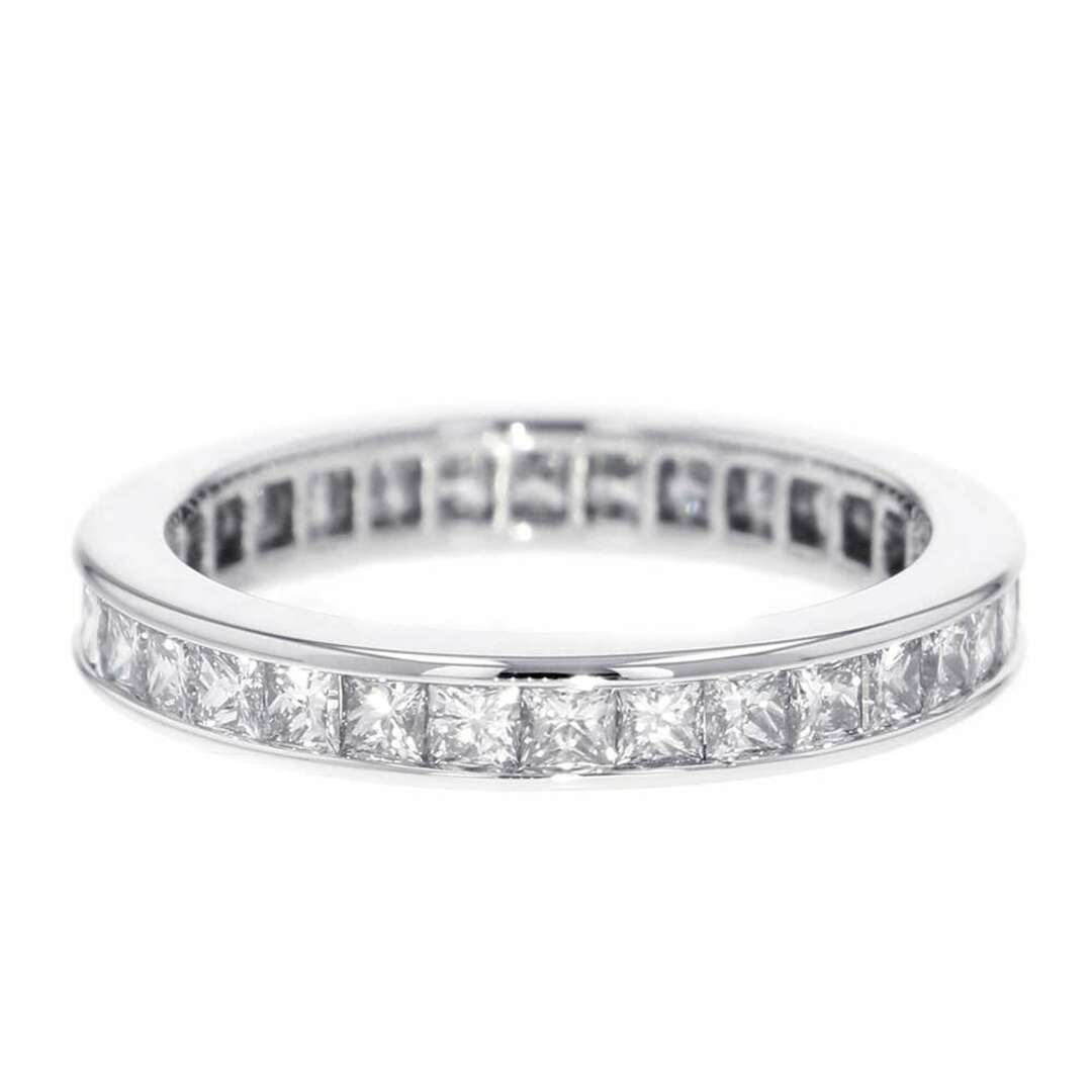 HARRY WINSTON(ハリーウィンストン)のハリーウィンストン リング プリンセスカット チャンネルセット ダイヤモンド 計1.41ct Pt950プラチナ リングサイズ11号 WBDPPCC04C04 レディースのアクセサリー(リング(指輪))の商品写真