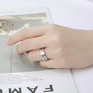シルバーリング　 ファストファッション 指輪 韓国 　おしゃれ　 シンプル(リング(指輪))