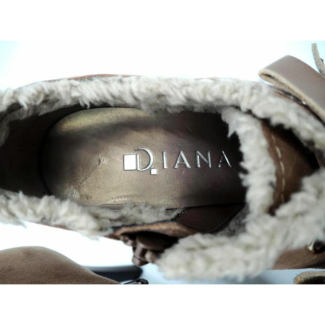 DIANA(ダイアナ)のDIANA ダイアナ 裏ボア ブーティー ブーツ size21.5/ベージュ ◆■ レディース レディースの靴/シューズ(ブーツ)の商品写真