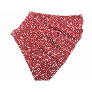 スライ(SLY)のSLY スライ 総柄 フレア スカート size1/赤 ■■ レディース(ミニスカート)