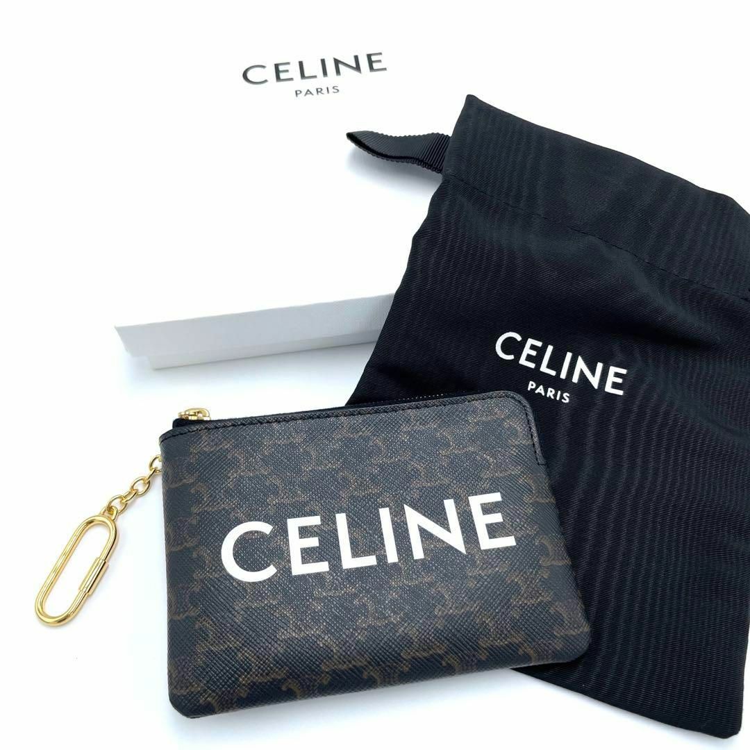 celine(セリーヌ)の【美品】CELINE セリーヌ コイン&カードケース トリオンフ ポーチ レディースのファッション小物(コインケース)の商品写真