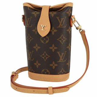 ルイヴィトン(LOUIS VUITTON)のルイヴィトン フォールドミーポーチ モノグラム レザー ショルダーバッグ ポシェット クロスボディバッグ ミニバッグ 新品 LVロゴ 1114418e(ショルダーバッグ)