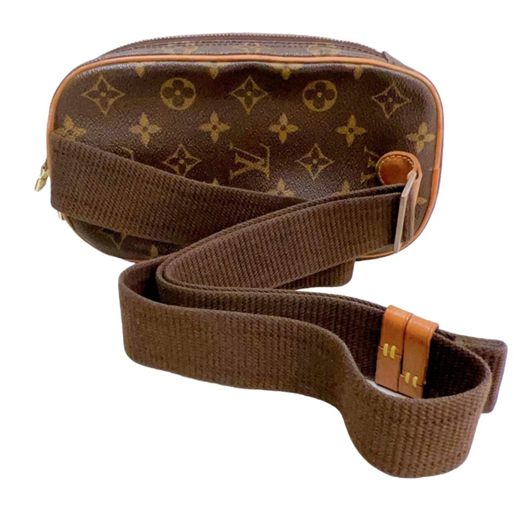 ルイ・ヴィトン LOUIS VUITTON ポシェット・ガンジュ M51870 ブラウン　ゴールド金具 モノグラムキャンバス ユニセックス ボディバッグ