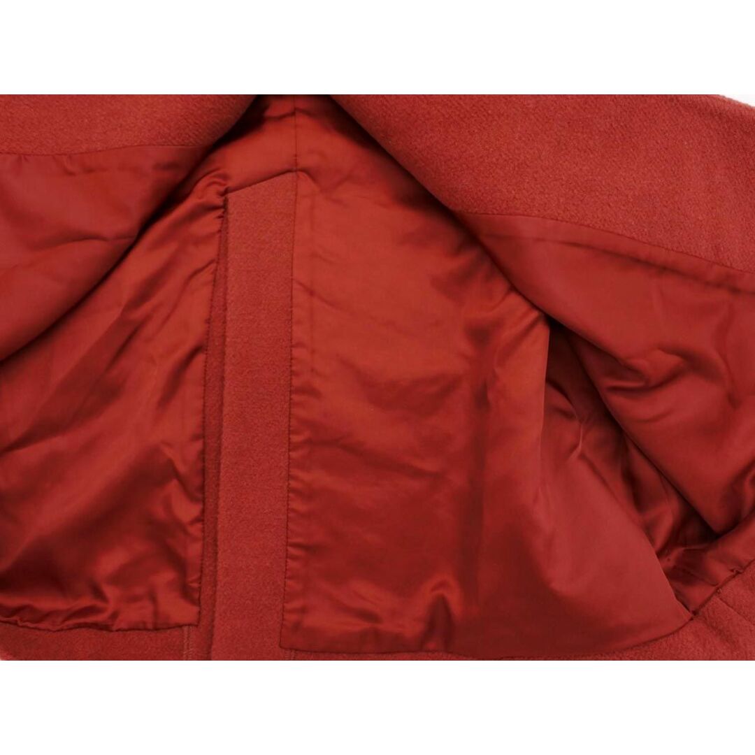 BEAMS(ビームス)のビームスハート ウール混 チェスター コート sizeS/赤 ◆■ レディース レディースのジャケット/アウター(チェスターコート)の商品写真