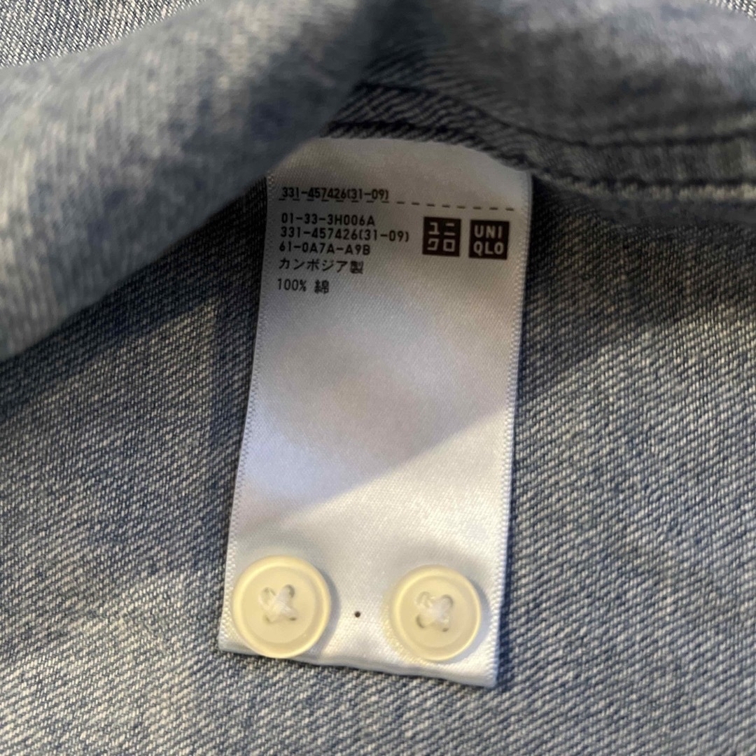 UNIQLO(ユニクロ)のUNIQLO デニムシャツ レディースのトップス(シャツ/ブラウス(長袖/七分))の商品写真