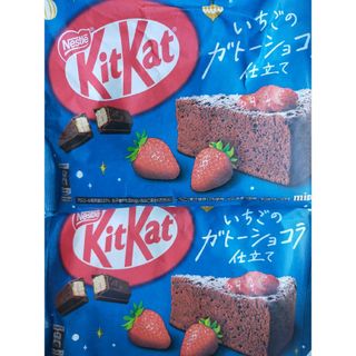 ネスレ(Nestle)の2袋キットカット　いちごのガトーショコラ仕立て(菓子/デザート)