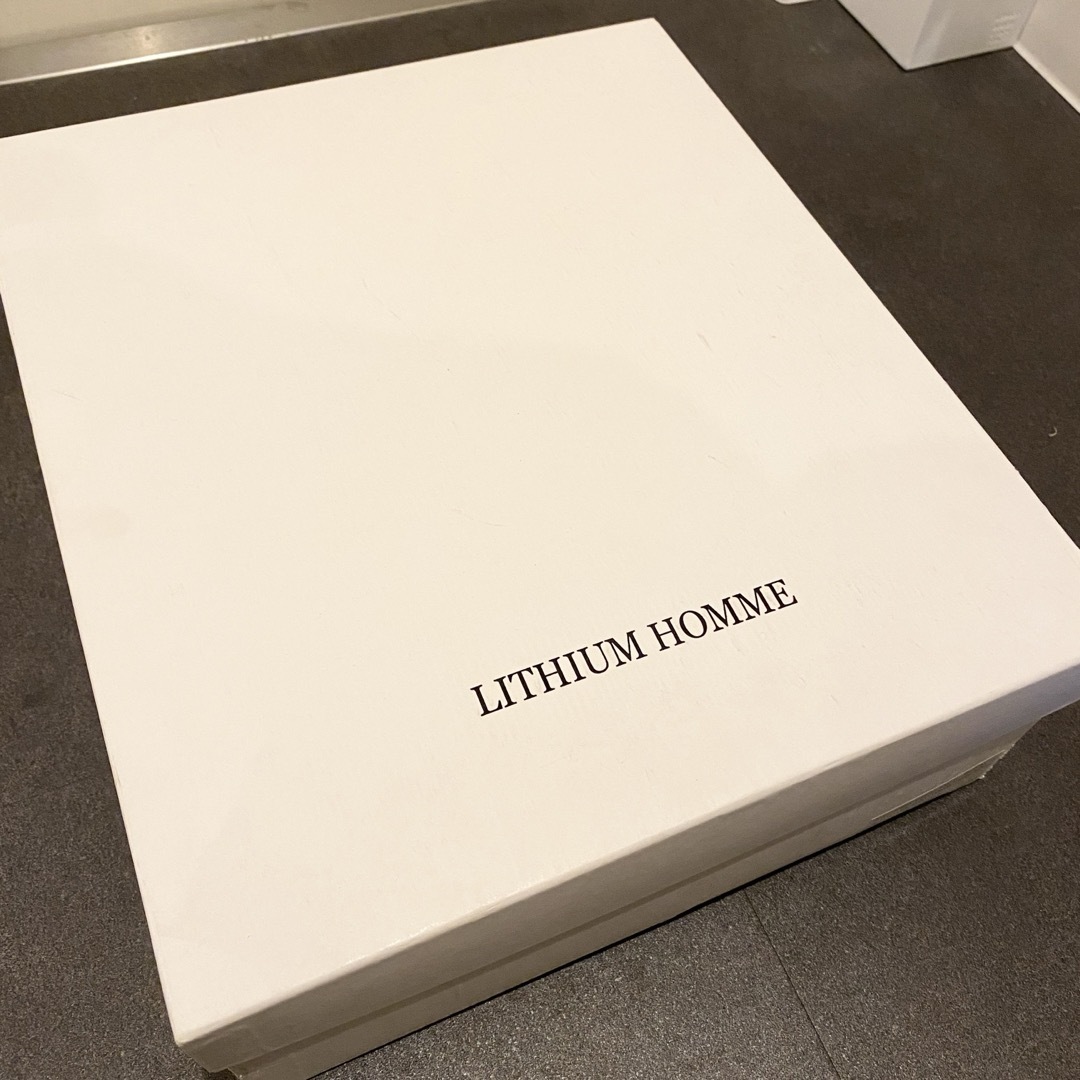 LITHIUM HOMME(リチウムオム)の【美品】リチウムオム ヒールブーツ サイドジップ 黒 40 定価115,500円 メンズの靴/シューズ(ブーツ)の商品写真