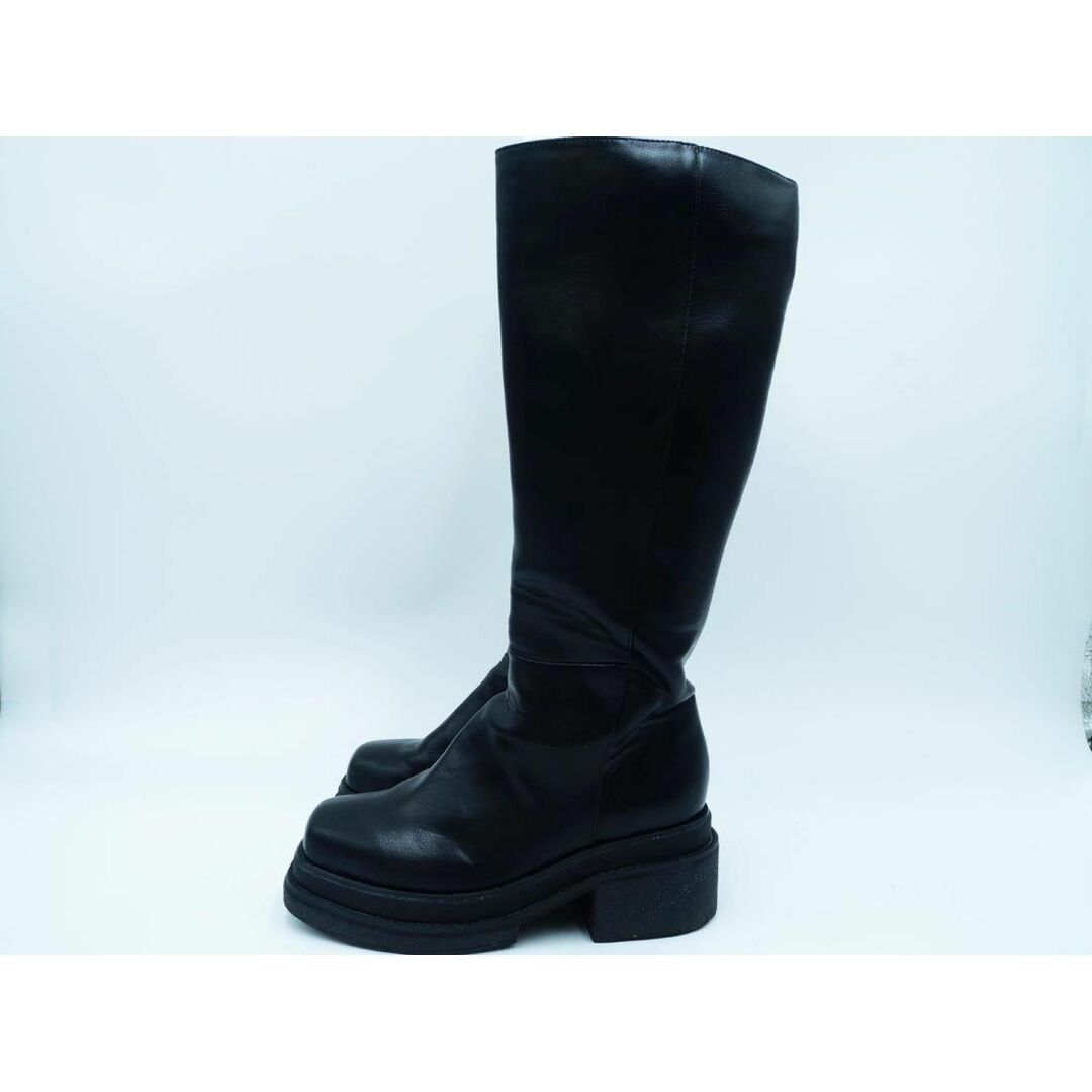 SLY(スライ)のSLY スライ CHUNKY SOLE KNEE ロング ブーツ sizeM（23.0cm位）/黒 ◇■ レディース レディースの靴/シューズ(ブーツ)の商品写真