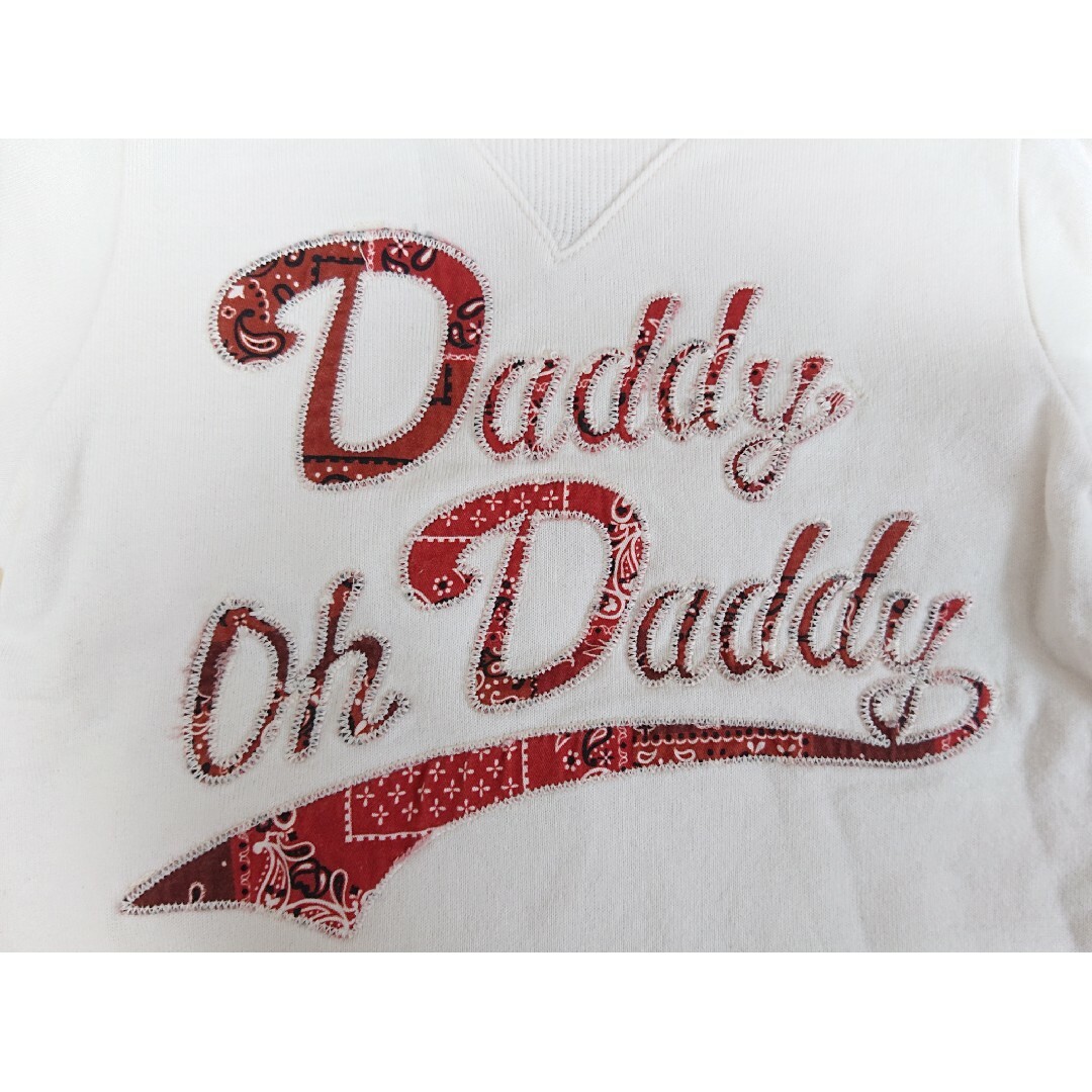 daddy oh daddy(ダディオーダディー)の【古着】 90  ダディオダディ トレーナー リブ キッズ/ベビー/マタニティのキッズ服男の子用(90cm~)(Tシャツ/カットソー)の商品写真