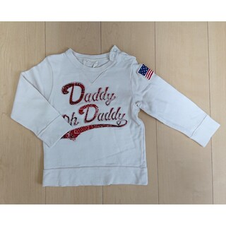 ダディオーダディー(daddy oh daddy)の【古着】 90  ダディオダディ トレーナー リブ(Tシャツ/カットソー)