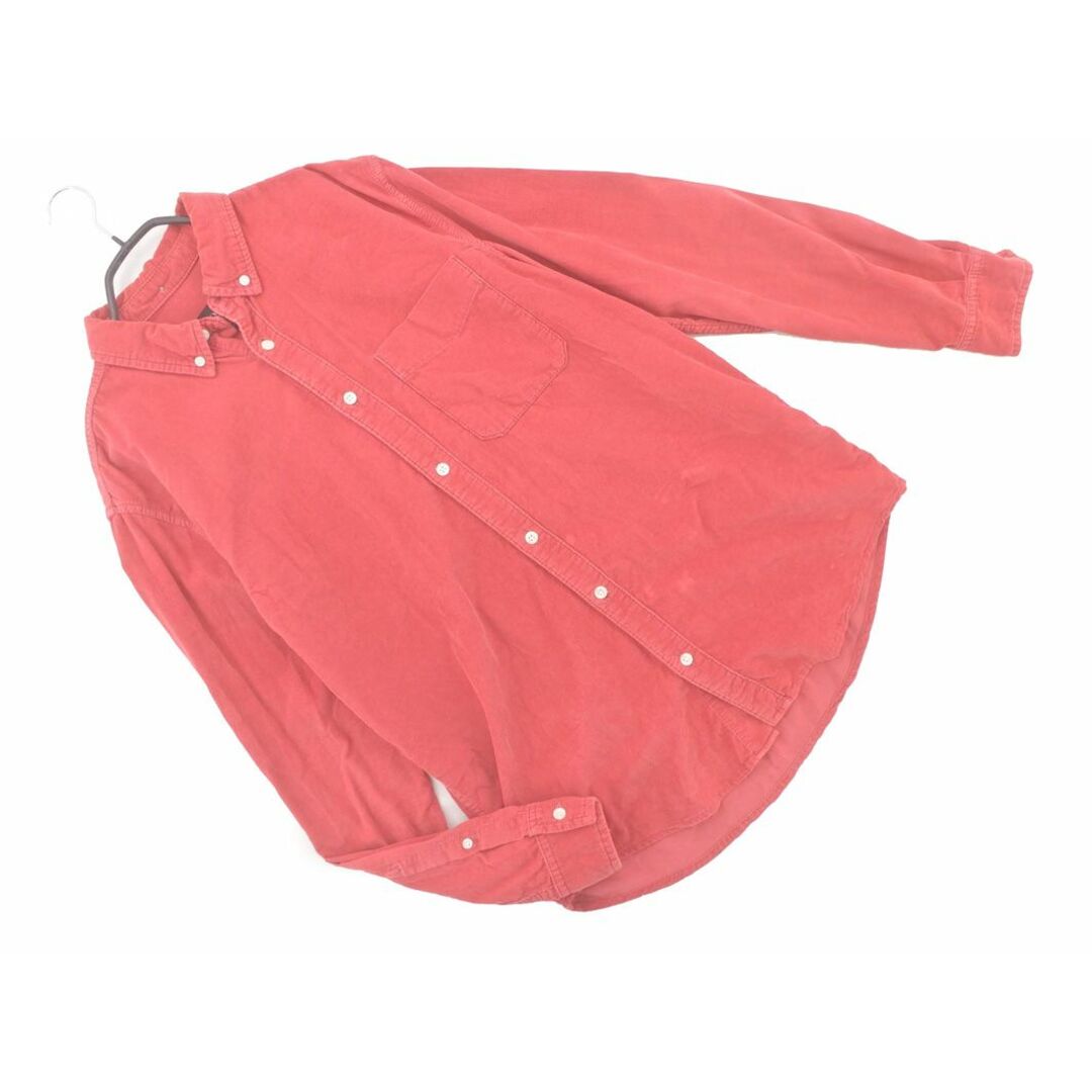 ZARA(ザラ)のZARA ザラ コーデュロイ 長袖 シャツ sizeS/赤 ◇■ メンズ メンズのトップス(シャツ)の商品写真