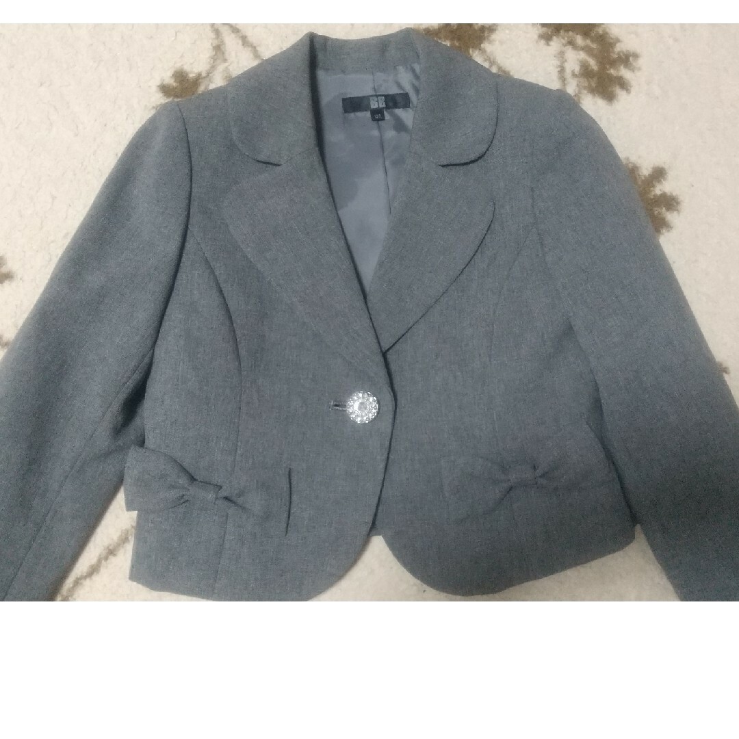 ジャケット&スカート セット サイズ120 キッズ/ベビー/マタニティのキッズ服女の子用(90cm~)(ドレス/フォーマル)の商品写真