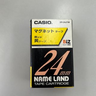 カシオ(CASIO)のCASIO マグネットテープ XR-24JYW 24mm(OA機器)