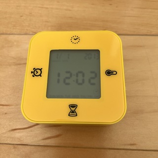 イケア(IKEA)のIKEA イケア デジタル時計 温度計 タイマー アラーム(置時計)