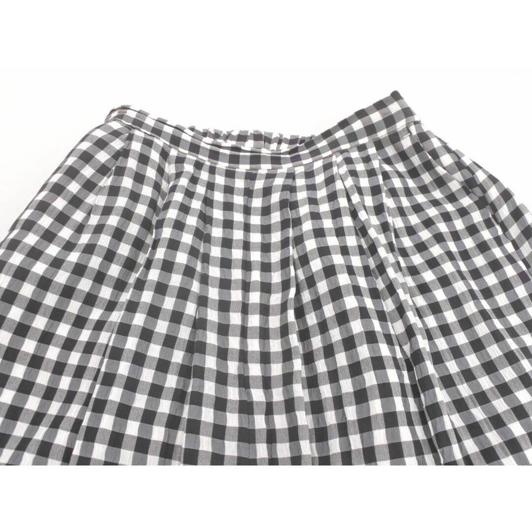 LEPSIM(レプシィム)のLEPSIM レプシィムローリーズファーム チェック ロング スカート sizeM/白ｘ黒 ■■ レディース レディースのスカート(ロングスカート)の商品写真