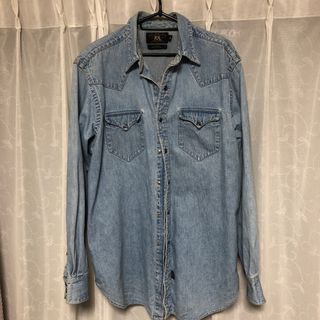 ダブルアールエル(RRL)のRRL ダブルアールエル　ウエスタンシャツ　デニムシャツ(シャツ)