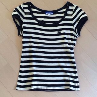 バーバリー(BURBERRY)のバーバリーブルーレーベルボーダーTシャツ(Tシャツ(半袖/袖なし))