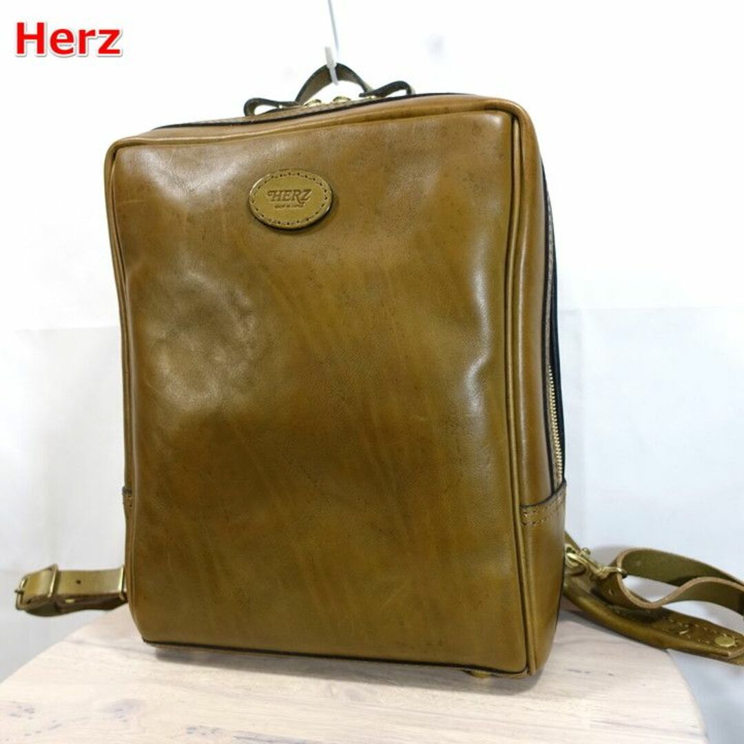 HERZ - 【良品】ヘルツ スクエアソフトビジネスリュック(R-28) Ｍ Herz