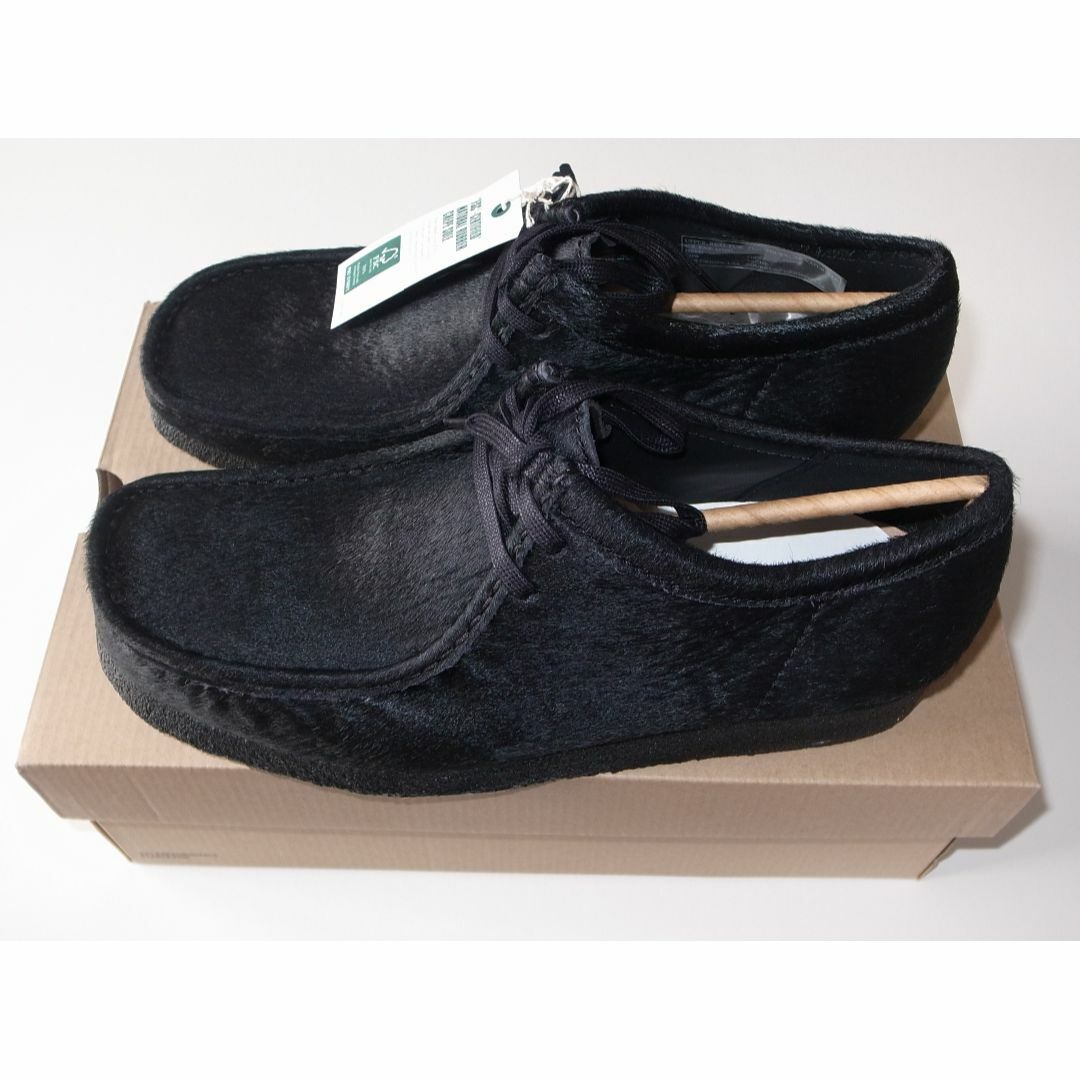 Clarks クラークス ワラビー ハラコ black UK9 27cm