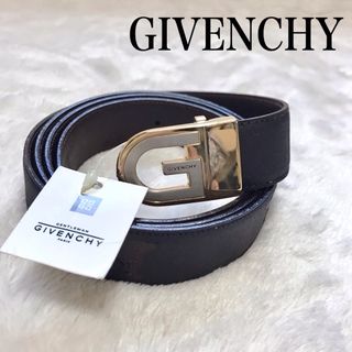 ジバンシィ(GIVENCHY)のGIVENCHY ジバンシー ロゴ ゴールド金具 ベルト バックル レザー 本革(ベルト)