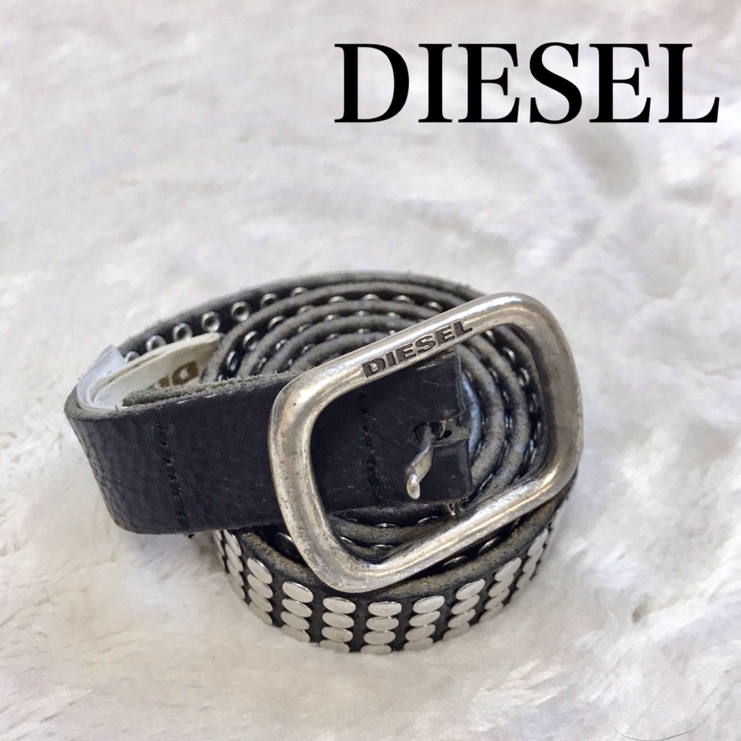 DIESEL スタッズベルト - 小物