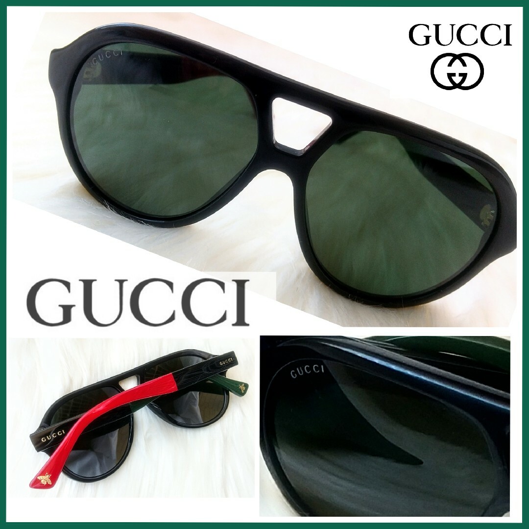 Gucci - グッチGUCCI✦サングラス アビエーター✦GG0159S クリア