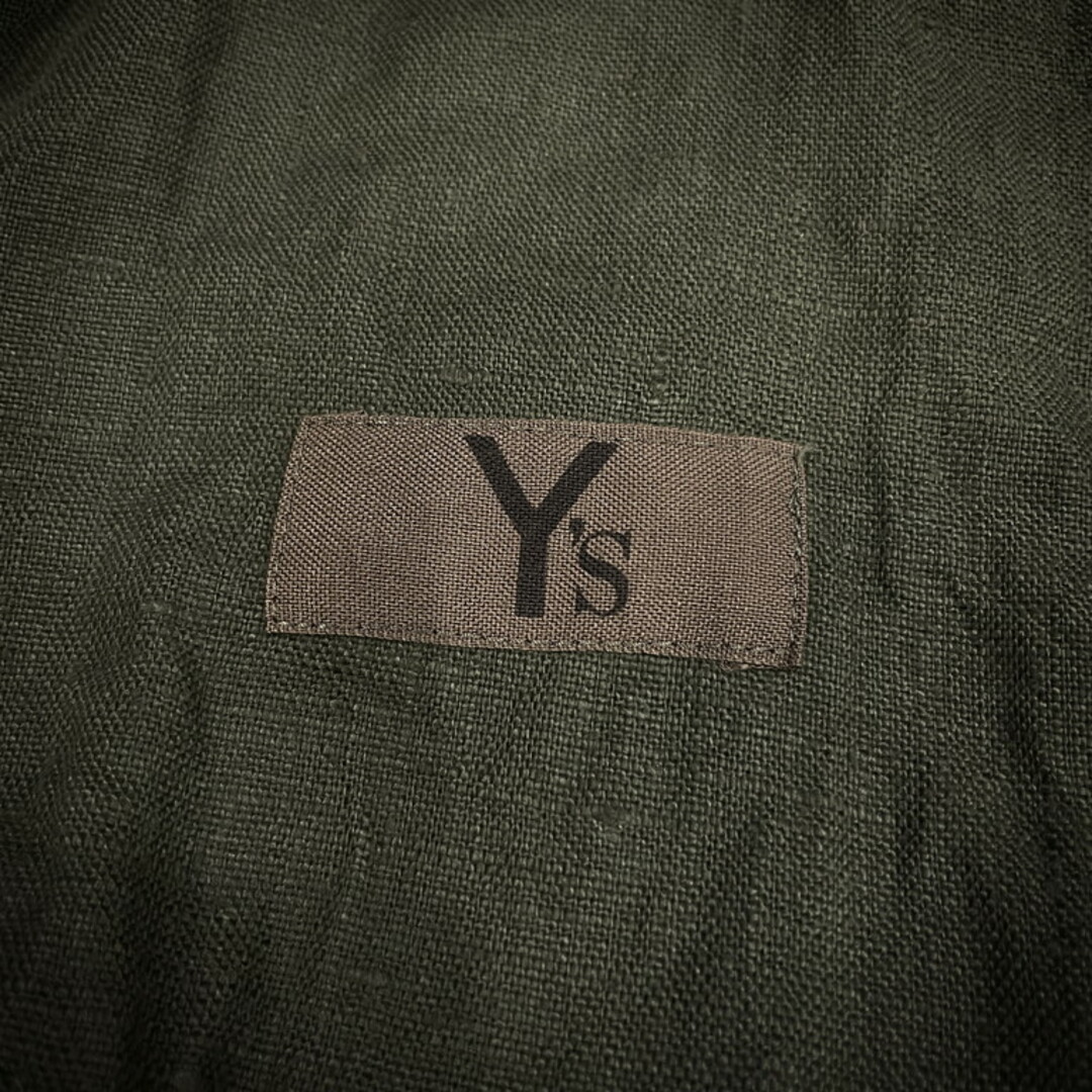 Y's リネン7Bスタンドカラークラシックショートジャケット Archive 70s 80s 90s 最初期 Yohji Yamamoto