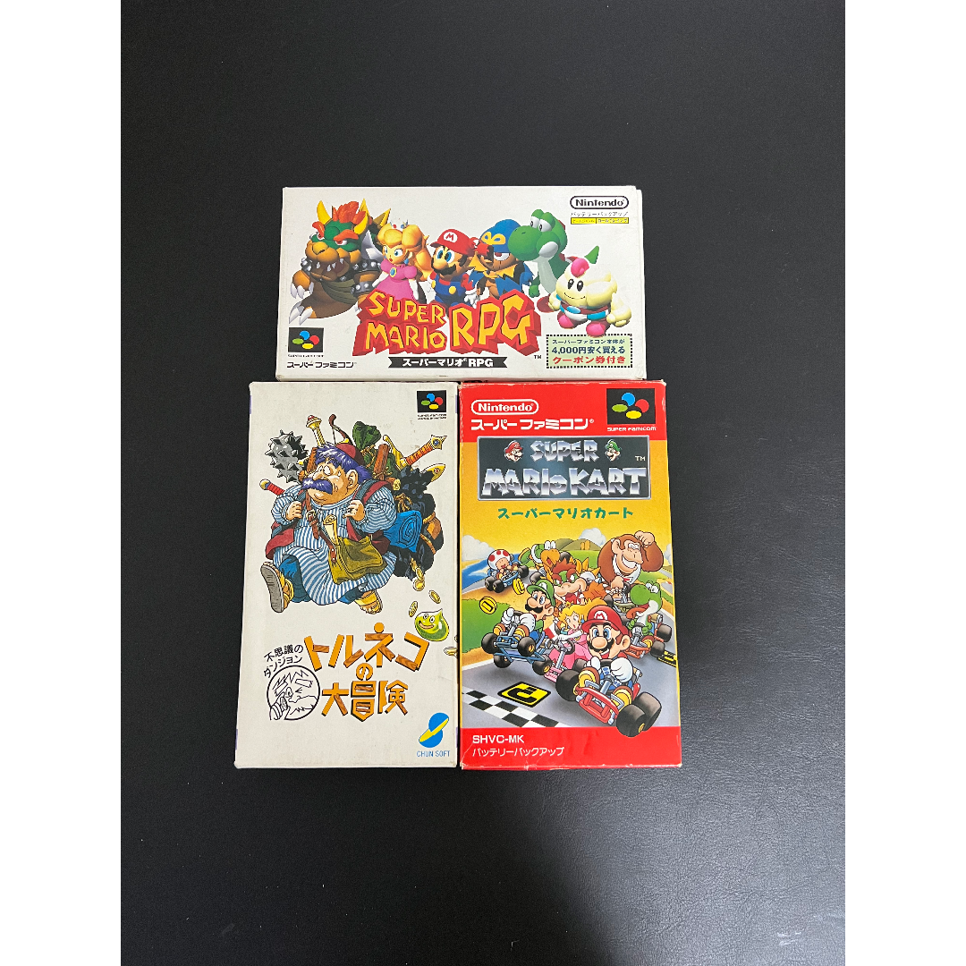 スーパーファミコン マリオソフト3本セット