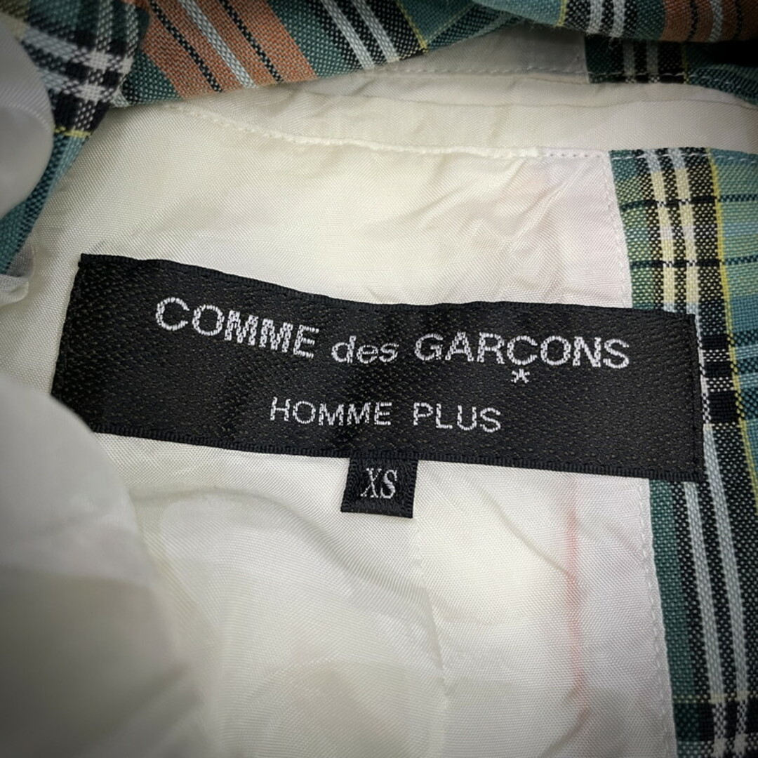 COMME des GARCONS HOMME PLUS(コムデギャルソンオムプリュス)のCOMME des GARCONS HOMME PLUS 14SS タータンチェックアームカバードッキングレイヤードジャケット Archive 孵化期 メンズのジャケット/アウター(テーラードジャケット)の商品写真