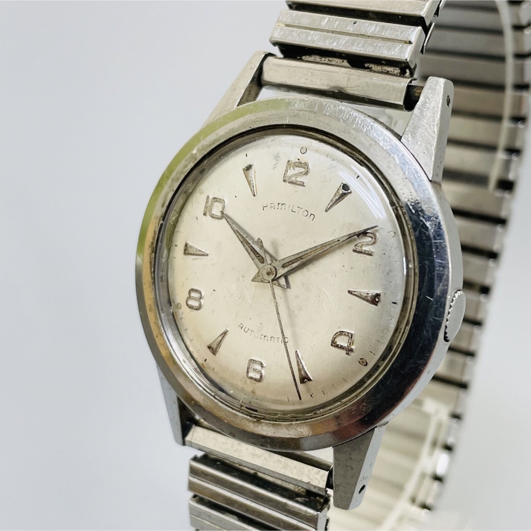 【レトロ】HAMILTON 腕時計 自動巻き 1950年代 希少 お洒落 可愛い時計