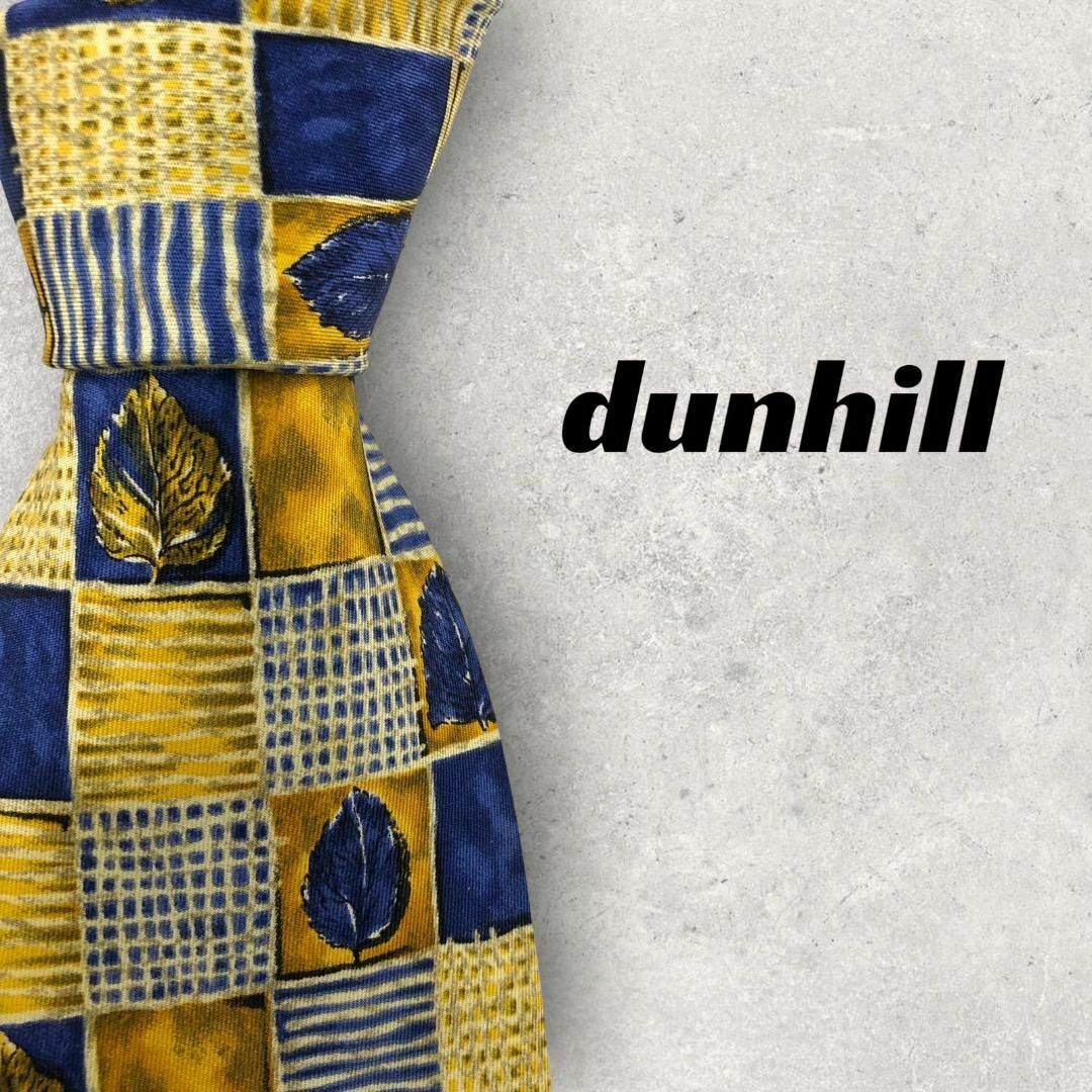 Dunhill(ダンヒル)の【5549】良品ー可品！dunhill　ダンヒル　ネクタイ　イエロー系 メンズのファッション小物(ネクタイ)の商品写真