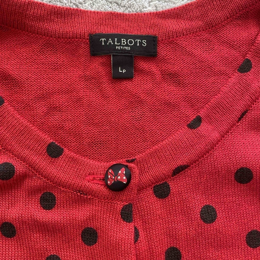 TALBOTS(タルボット)のTALBOTS タルボット　ミニー柄カーディガン レディースのトップス(カーディガン)の商品写真