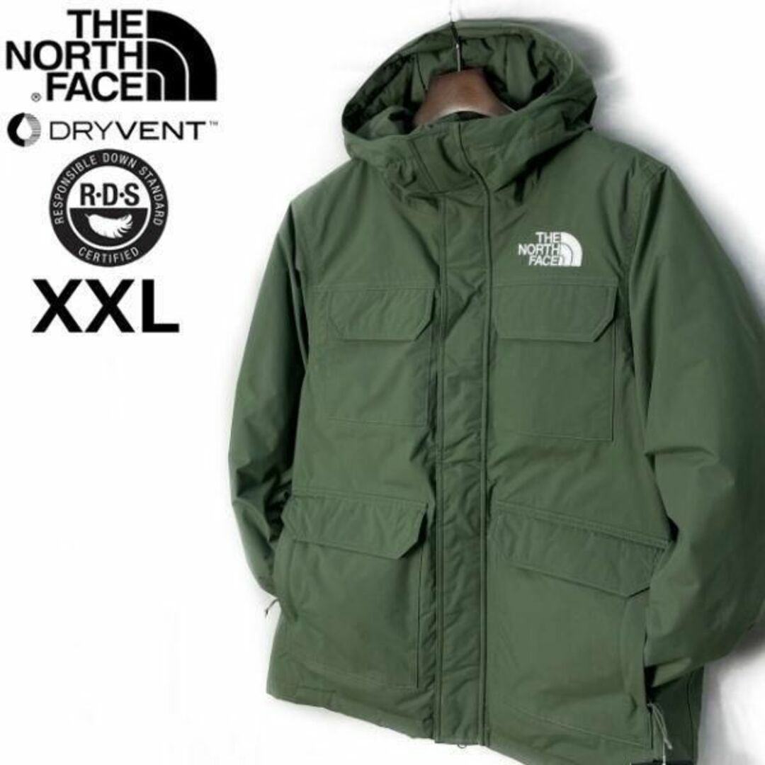 THE NORTH FACE/ダウンジャケット/XXL/カーキ