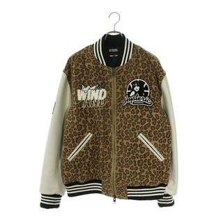 ヒステリックグラマー(HYSTERIC GLAMOUR)のヒステリックグラマー ×ウィンダンシー WIND AND SEA  19AW  WDS-HYS-2-01 Stadium Jumper Leopard スタジアムジャンパーレオパードブルゾン メンズ XL ※12/28～1/6 発送・問い合わせ遅延(ブルゾン)