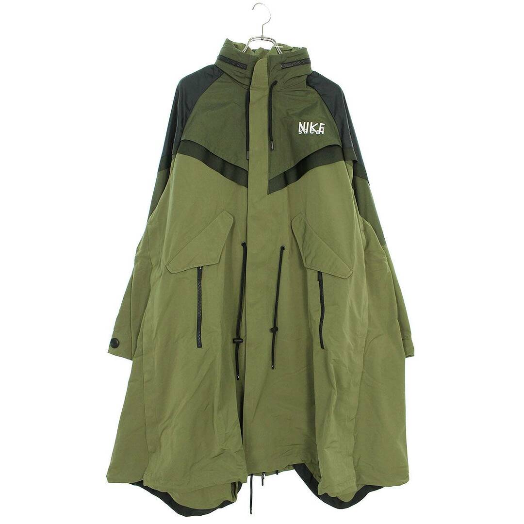 ナイキ ×サカイ Sacai  NRG Trench Jacket DQ9028-222 ロゴプリントナイロンコート メンズ XL