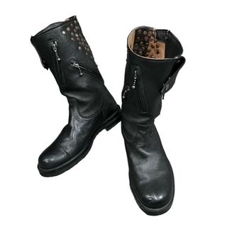 foot the coacher SIDE LACE BOOTS