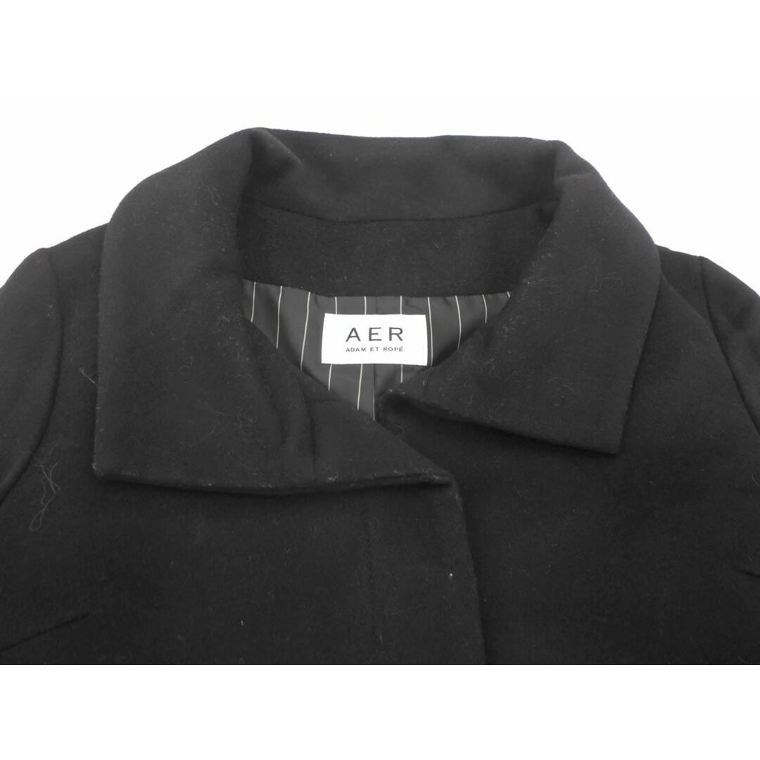 Adam et Rope'(アダムエロぺ)のアダムエロペ ウール100% コート size36/黒 ◆■ レディース レディースのジャケット/アウター(その他)の商品写真
