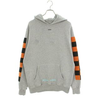 OFF-WHITE オフホワイト 16AW YOU CUT ME OFF Print Logo Pullover Hoodie ユーカットミーオフ プリントロゴプルオーバーフーディ パーカー ブラック