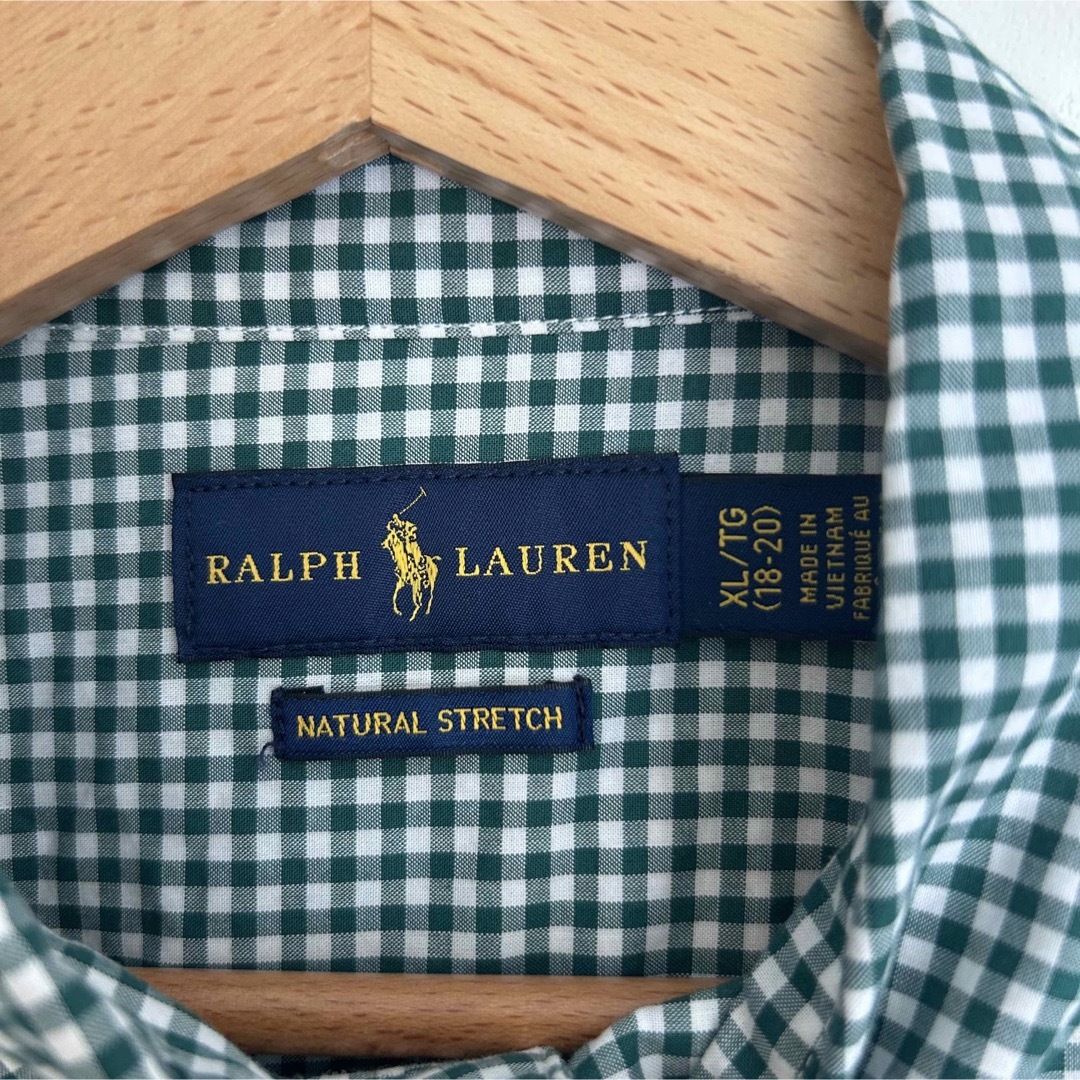 Ralph Lauren(ラルフローレン)のグリーンチェックが可愛い✨‼️❤️RALPH LAUREN❤️シャツ レディースのトップス(シャツ/ブラウス(長袖/七分))の商品写真