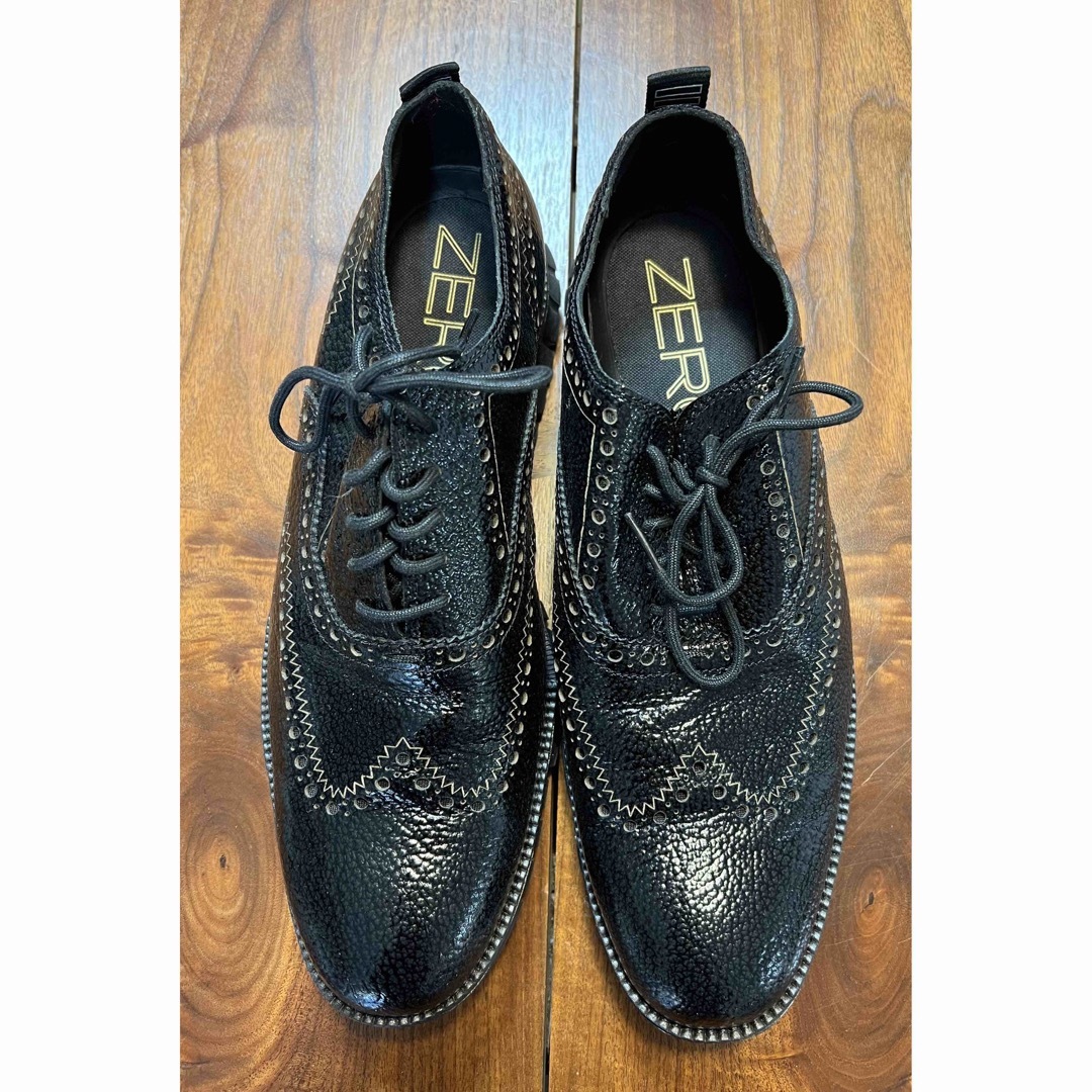 Cole Haan(コールハーン)の新品❗️ドレッシー・エンボスエナメル・ZEROGRAND 10M メンズの靴/シューズ(ドレス/ビジネス)の商品写真