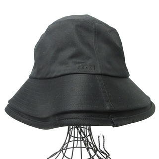 サカイ(sacai)のサカイ sacai 美品 22-0414S バケットハット 帽子 紐付き 黒 3(ハット)