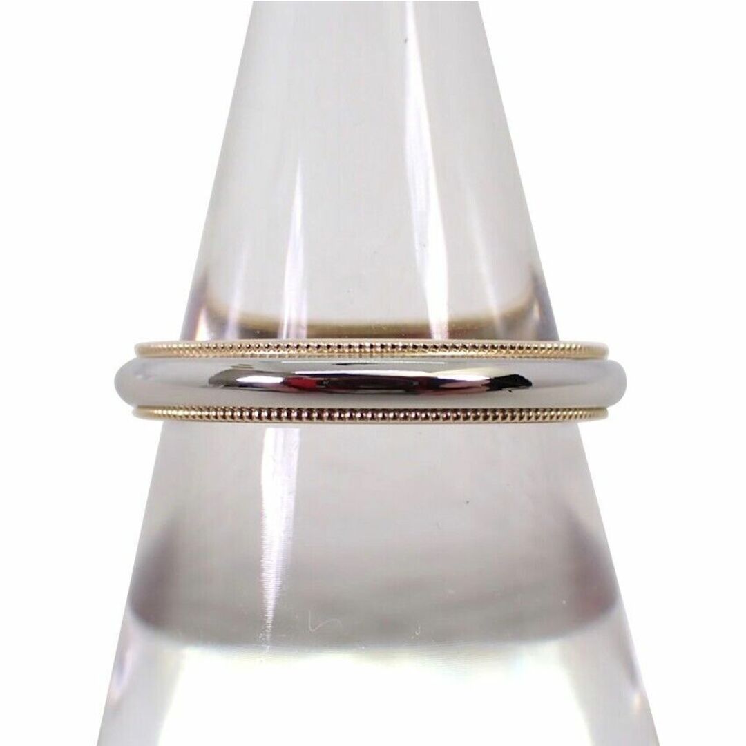 Tiffany & Co.(ティファニー)のティファニー 750/PT950 ミルグレイン リング 16.5号g117-55 レディースのアクセサリー(リング(指輪))の商品写真
