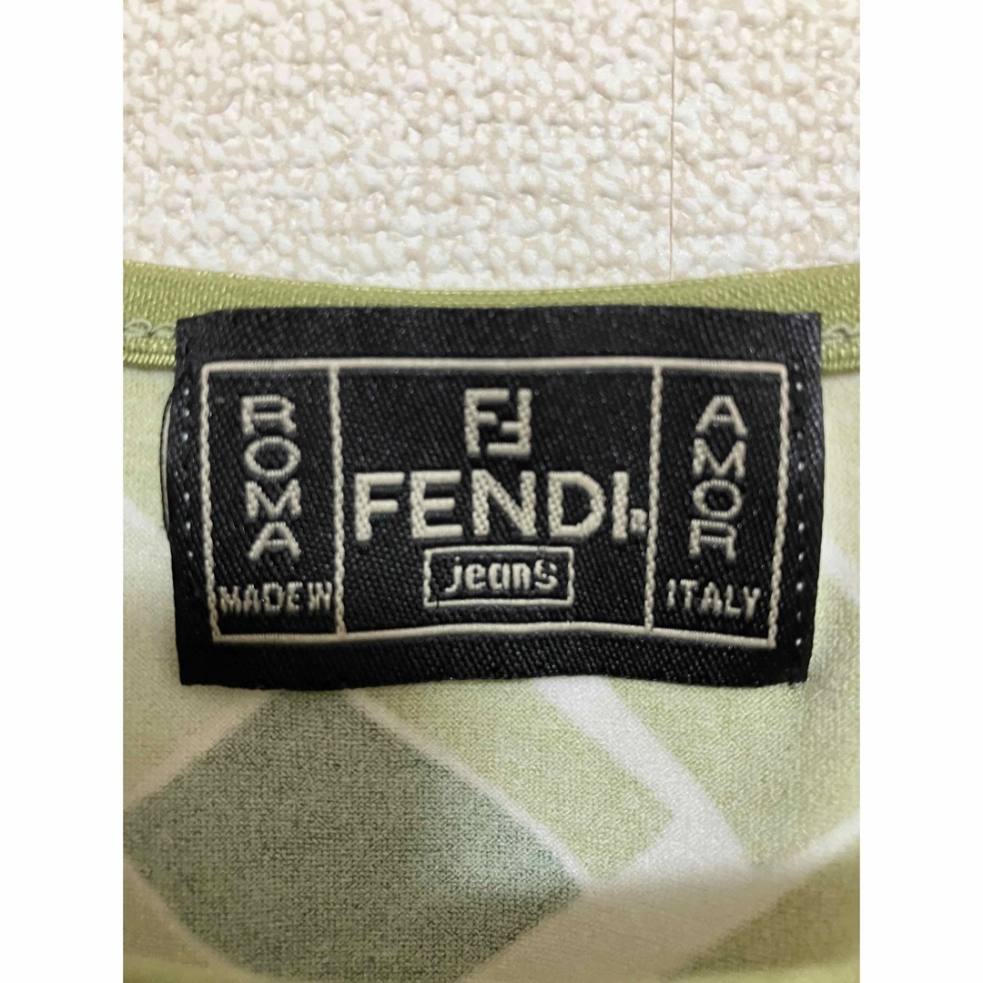 FENDI(フェンディ)のFENDI  ワンピース　ロゴ刺繍 レディースのワンピース(ひざ丈ワンピース)の商品写真