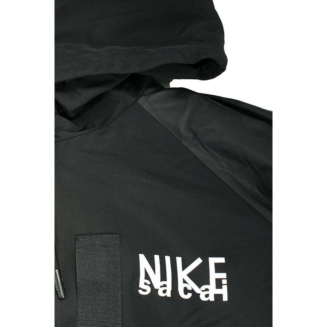 NIKE(ナイキ)のナイキ ×サカイ Sacai  Full zip HD jacket DQ9049-010 ロゴプリントナイロンブルゾン レディース XL レディースのジャケット/アウター(ブルゾン)の商品写真