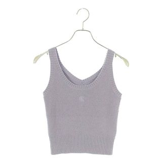 カルバンクライン(Calvin Klein)のカルバンクラインジーンズ  J221665 モノグラム刺繍ニットタンクトップ レディース S(タンクトップ)