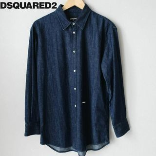 未使用 DSQUARED2 定番 デニムシャツ 長袖 ボタンシャツ 48 L