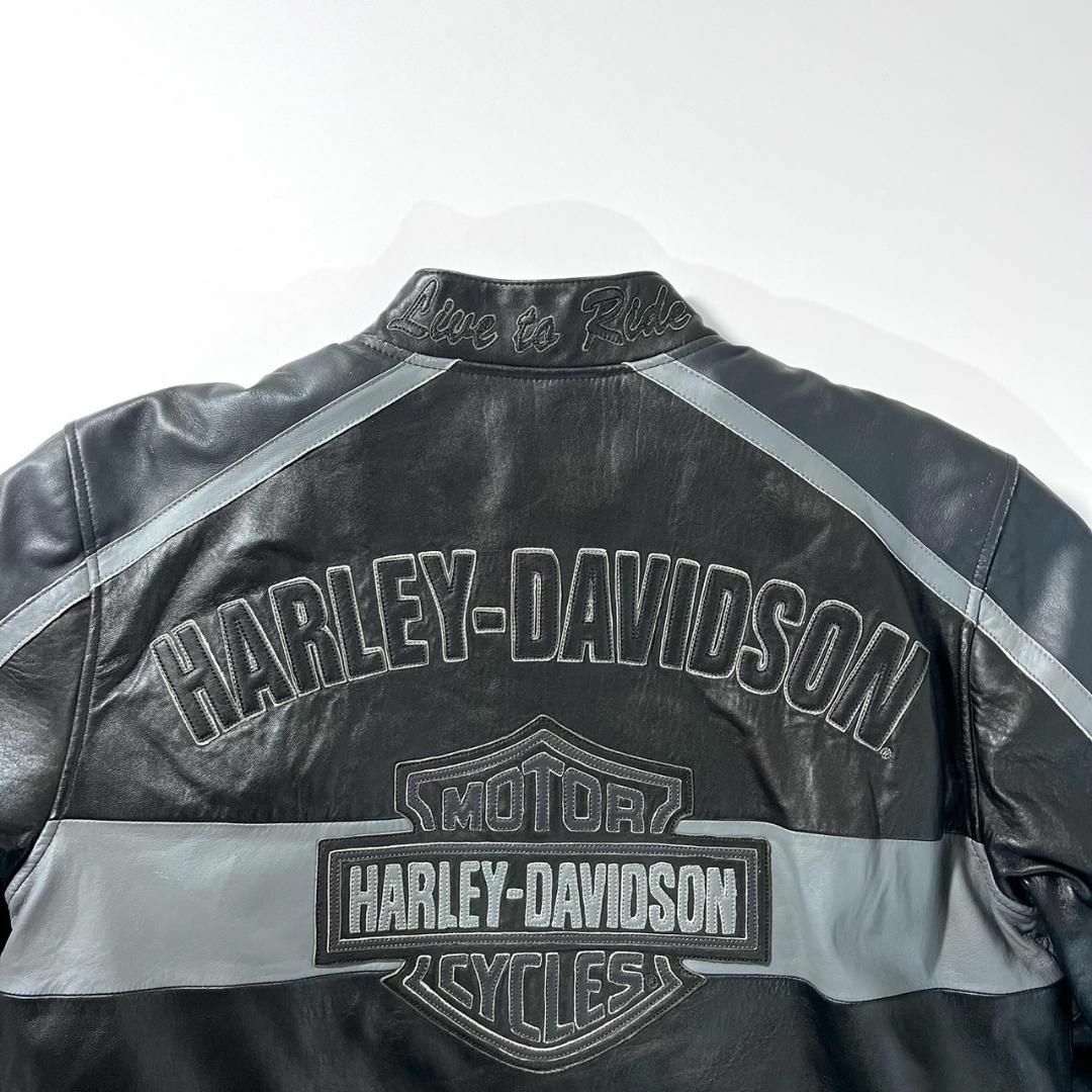 Harley Davidson - ハーレーダビッドソン ブラックインブラック レザー