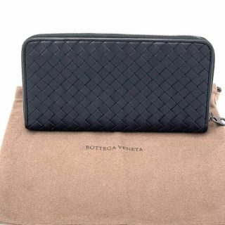 ボッテガヴェネタ(Bottega Veneta)の【超美品】ボッテガヴェネタ 長財布 ラウンドジップウォレット イントレチャート(長財布)