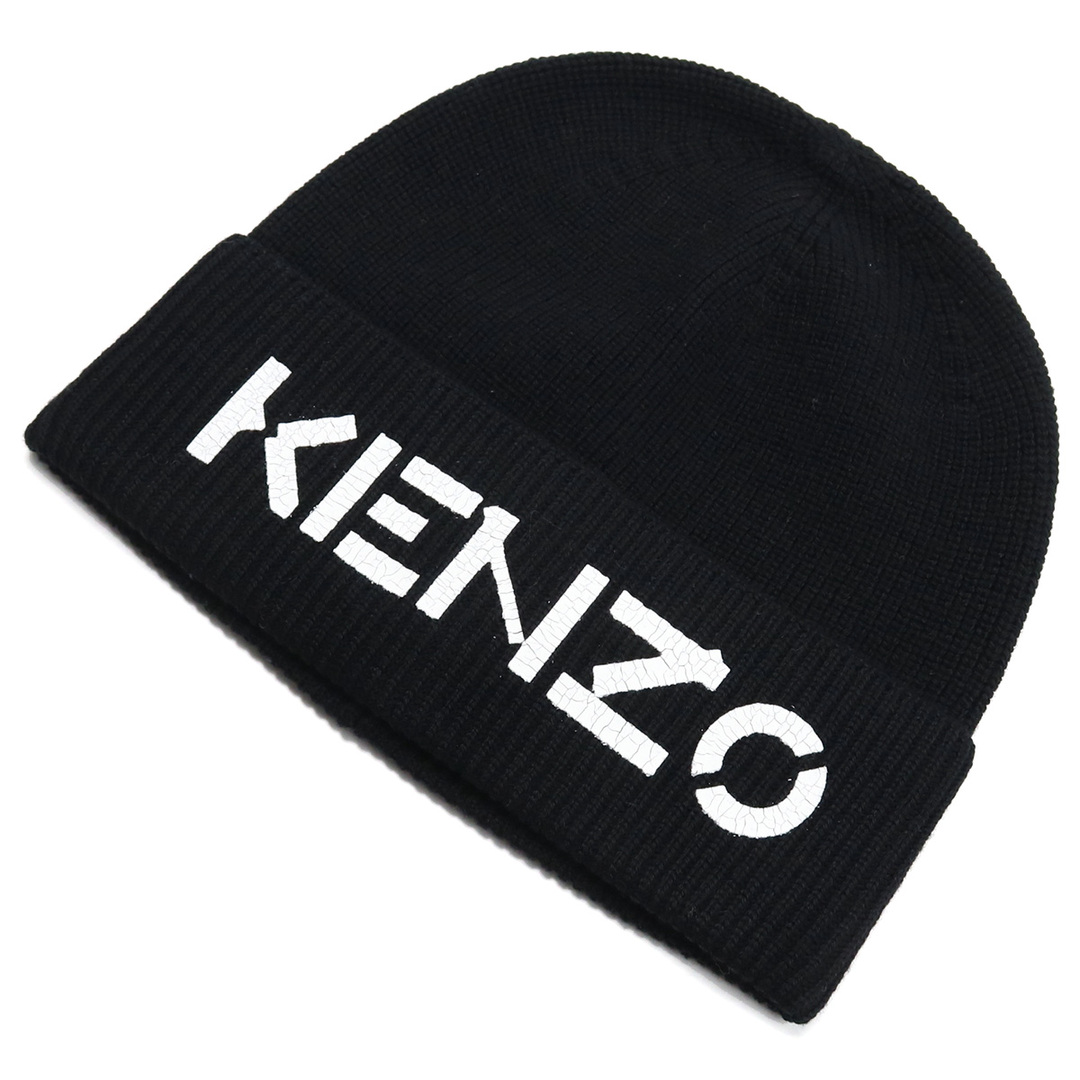 KENZO - KENZO ケンゾー 8BU111 ニットキャップ ブラック ユニセックス